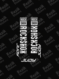 Naklejka na amortyzator Rock Shox Judy [bez tła]