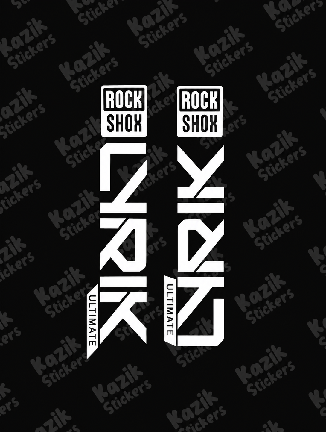 Naklejka na amortyzator Rock Shox Lyrik [nowa wersja bez tła]