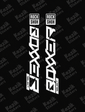 Naklejka na amortyzator Rock Shox Boxxer [bez tła]