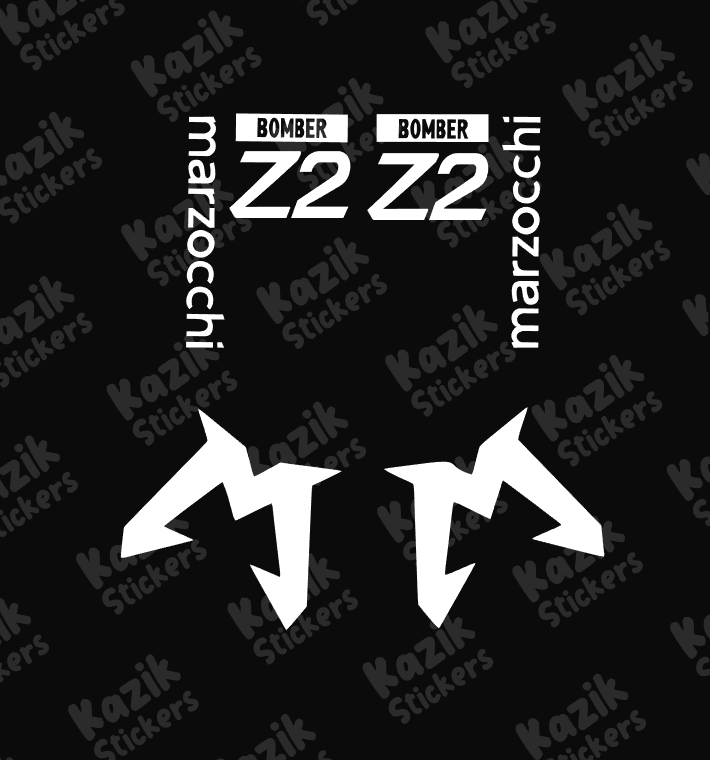 Naklejka na amortyzator Marzocchi Bomber Z2
