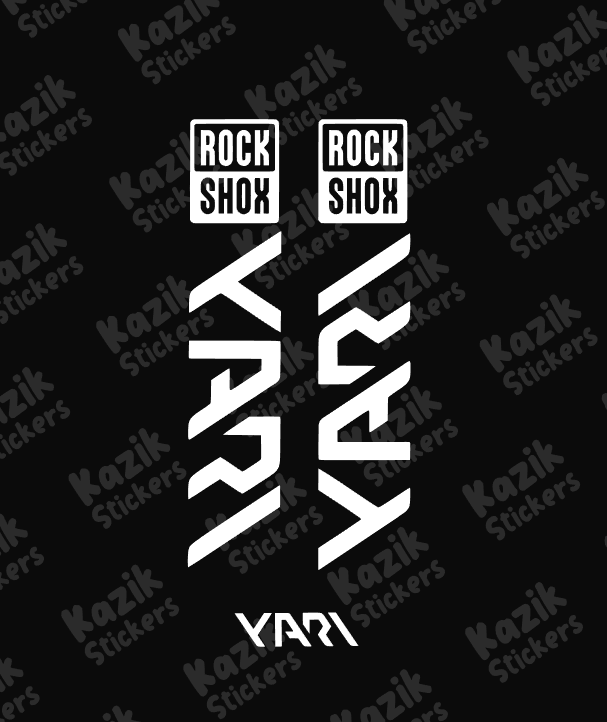 Naklejka na amortyzator Rock Shox Yari [bez tła]