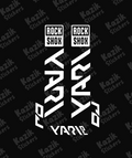 Naklejka na amortyzator Rock Shox Yari DJ [bez tła]
